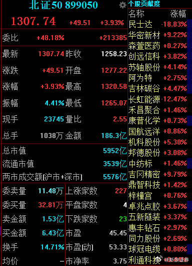 北證50指數(shù)刷新歷史高點(diǎn)，市場(chǎng)繁榮邁入新里程碑